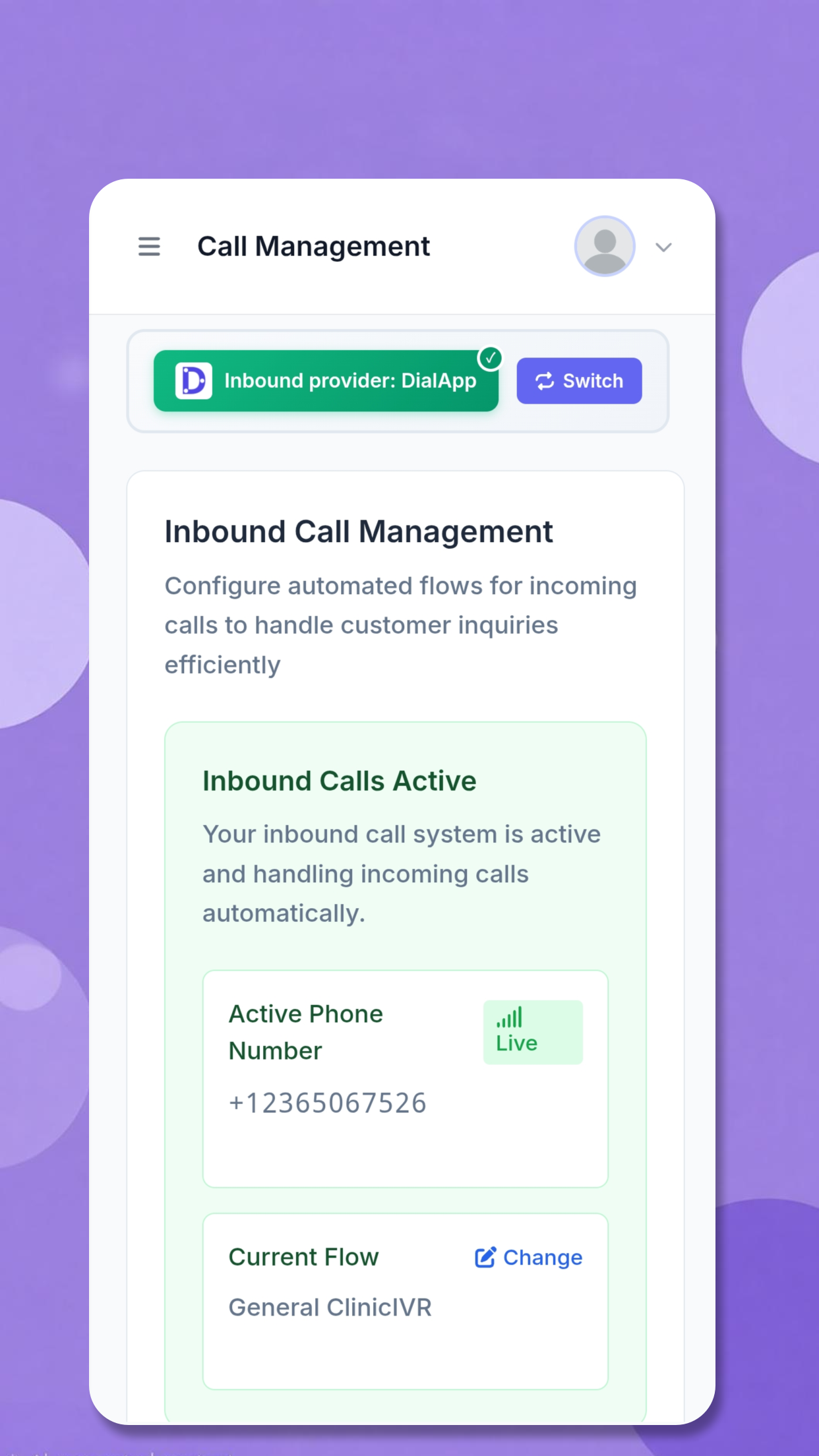 Inbound Call Routing